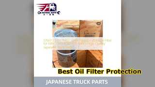 Filtro de óleo de alta qualidade para caminhões Hino Kobelco e Sany