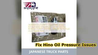 Substituição do sensor de pressão de óleo Hino 500 83530E0220