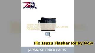 Guia de substituição do relé pisca-pisca Isuzu 066500 3720