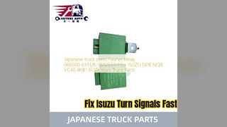 Relé pisca-pisca Isuzu 066500 6331 peças de reposição