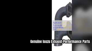 Peças originais do desempenho das tubulações do coletor de exaustão de Isuzu 6HK1