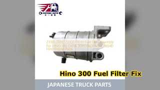 Conjunto de filtro de combustível Hino 300 23301 78110 substituições