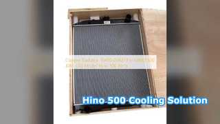 Peças de reposição do radiador de cobre HINO 500 J08E