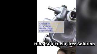 Conjunto de filtro de combustível Hino 500 23300 E0022 Qualidade Premium
