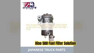 Substituição do conjunto 23300 E0020 do filtro de combustível Hino 500