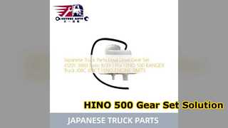 Conjunto de engrenagens de transmissão final HINO 500 41201 relação 3860 8 39