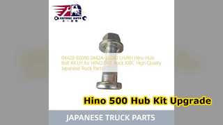 Kit de fixação de cubo de roda de caminhão Hino 500 de qualidade premium
