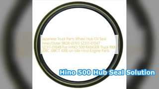Vedação de óleo do cubo da roda Hino 500 9828 01193 peças de alta qualidade