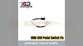 Substituição do interruptor S843802130 do pedal de HINO 500 pés