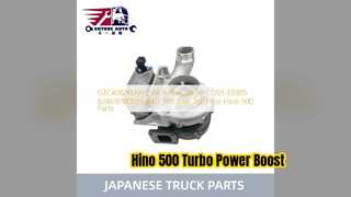 Substituição do turbocompressor GTC4082KLNV de Hino 500 J08E