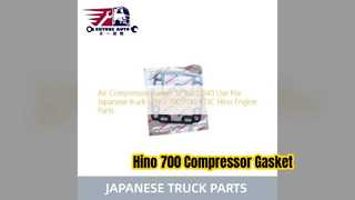 Substituição da gaxeta S2911 71040 do compressor de ar Hino 700
