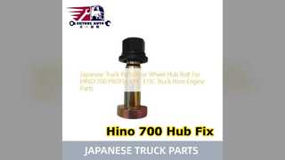 Substituição do componente do cubo da roda traseira Hino 700 Profia