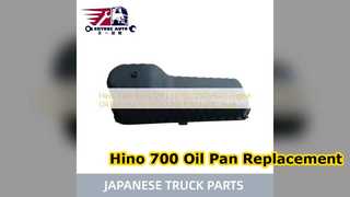 Substituição da bandeja de óleo 12111 E0390 do motor Hino 700 P11C