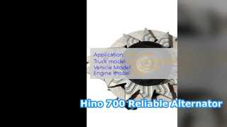 Substituição do alternador Hino 700 E13C 24V 60A