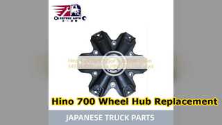 Substituição da aranha S4311 E0010 do cubo da roda dianteira de Hino 700