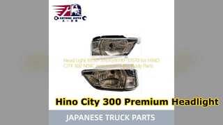 Substituição do farol Hino City 300 81150 37670
