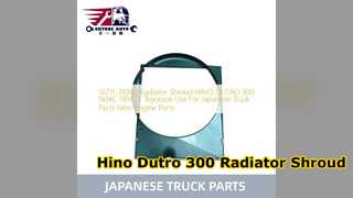 Substituição da cobertura do radiador Hino Dutro 300 16711 78300