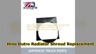 Substituição da cobertura do radiador Hino Dutro 300 16711 78250
