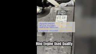 Motor Hino J08C usado para caminhão Hino 500