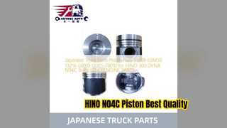 Peças de motor seguras do Assy S130B E0M50 do pistão de HINO N04C