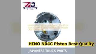 Peça de motor do elevado desempenho do pistão 13216 E0291 de HINO N04C
