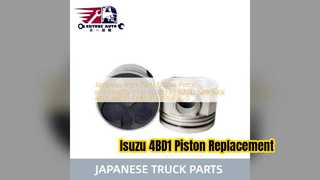 Substituição do pistão 8971768360 do motor de Isuzu 4BD1 4BD1T