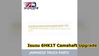 Substituição da árvore de cames Isuzu 6HK1T para Forward FVR ZX330
