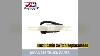 Peça de reposição do interruptor 1823801721 da cabine do caminhão Isuzu