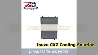 Solução de resfriamento do motor do conjunto do radiador Isuzu CXZ 6WF1