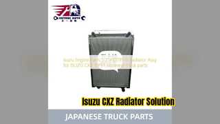 Peças de motor do conjunto do radiador Isuzu CXZ 0PE