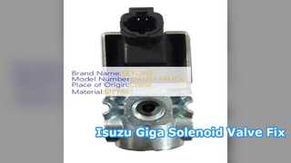 Substituição da válvula solenóide magnética 1825638712 de Isuzu Giga