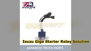 Peças seguras do caminhão do relé 1811710870 do acionador de partida de Isuzu Giga