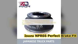 Guia de substituição do tambor de freio traseiro Isuzu NPR66