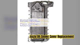 Substituição da tampa 8943923280 do refrigerador de óleo de Isuzu FTR FVR