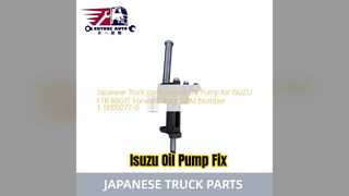 Bomba de óleo do motor Isuzu FTR 6BG1T 1131002770