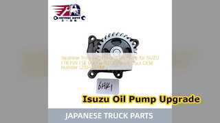 Bomba de óleo Isuzu FTR FVR L210 0029M