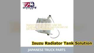 Peças de reposição do tanque de impulso do radiador Isuzu