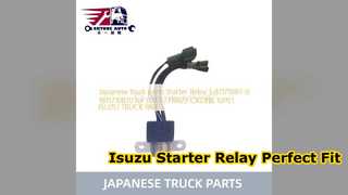 Peças seguras do caminhão do relé 1811710870 do acionador de partida de Isuzu