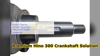 Substituição de alta qualidade do virabrequim Hino 300 W04D N04C