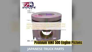 Pistão do motor HINO 500 13306 1012 peças de alta qualidade