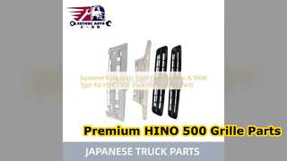 Peças do tipo estreito e largo da grade frontal HINO 500