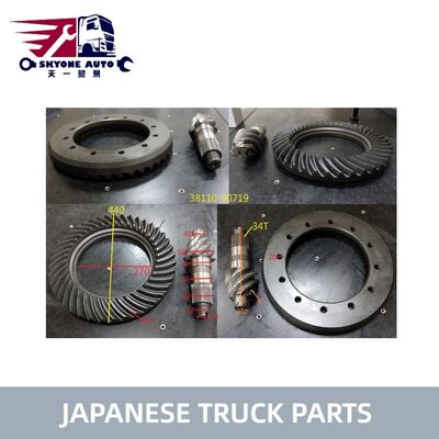 Peças de caminhão japonês pinhão de coroa 6/41 38110-90719 para UD TRUCK CONDOR RF8 38110-90719