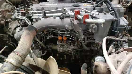 Peças usadas de caminhão japonês Motor com transmissão Em bom estado Para ISUZU GIGA 6WG1 à venda Peças usadas Isuzu