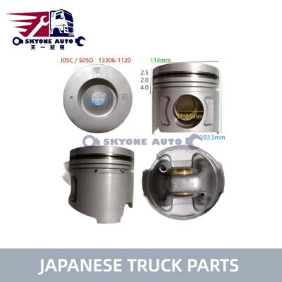 Conjunto de pistão de peças de motor Hino 13306-1120 Use para caminhão HINO 500 J05CT S05C S05D