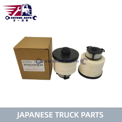 Elemento de filtro de combustível de peças de motor Hino 23304-78260 23304-78150 para caminhão HINO 300 DUTRO N04C
