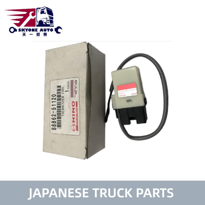 Relé amplificador de ar condicionado 24V para peças de caminhão japonesas S8862-51120 S886251120 para caminhão HINO 300 DUTRO/TOYOTA Peças de motor Hino