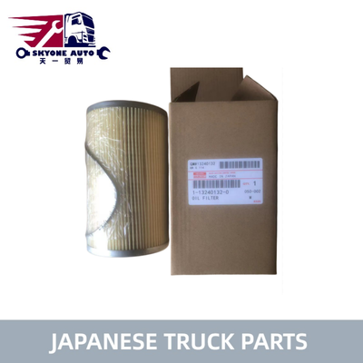 Filtro de óleo para peças de caminhão japonês 1-13240132-0 1132401320 para caminhão ISUZU FVR 6HE1 6HK1 6HH1T PEÇAS DE CAMINHÃO ISUZU