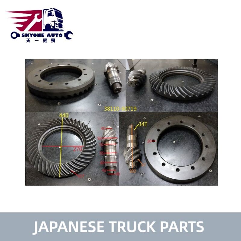 Peças de caminhão japonês pinhão de coroa 6/41 38110-90719 para UD TRUCK CONDOR RF8 38110-90719