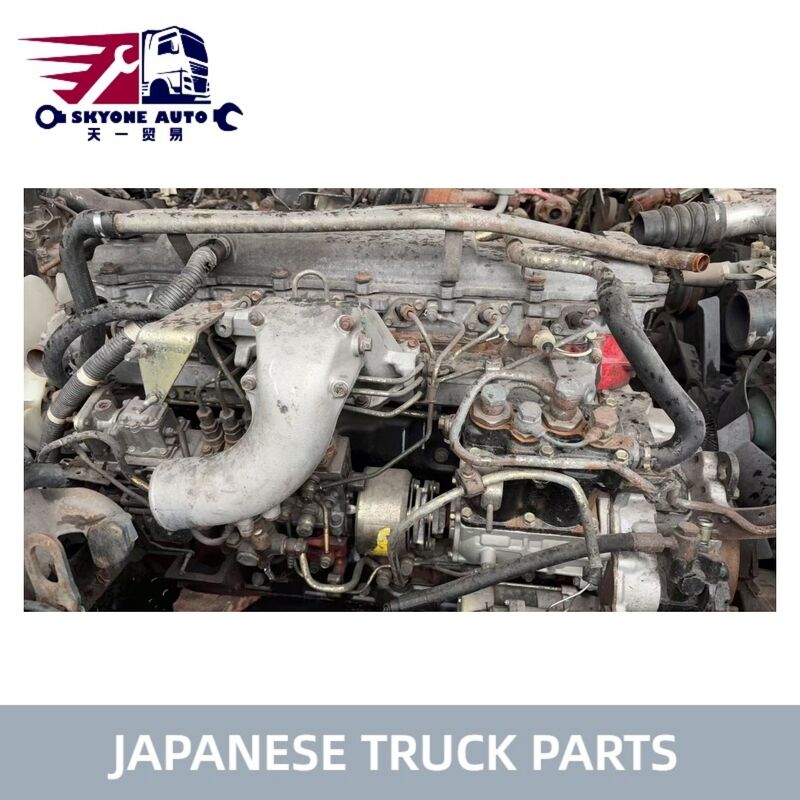 Peças de caminhão japonês MOTOR USO MONTAGEM PARA HINO 500 RANGER caminhão J08C UW Hino motor de segunda mão