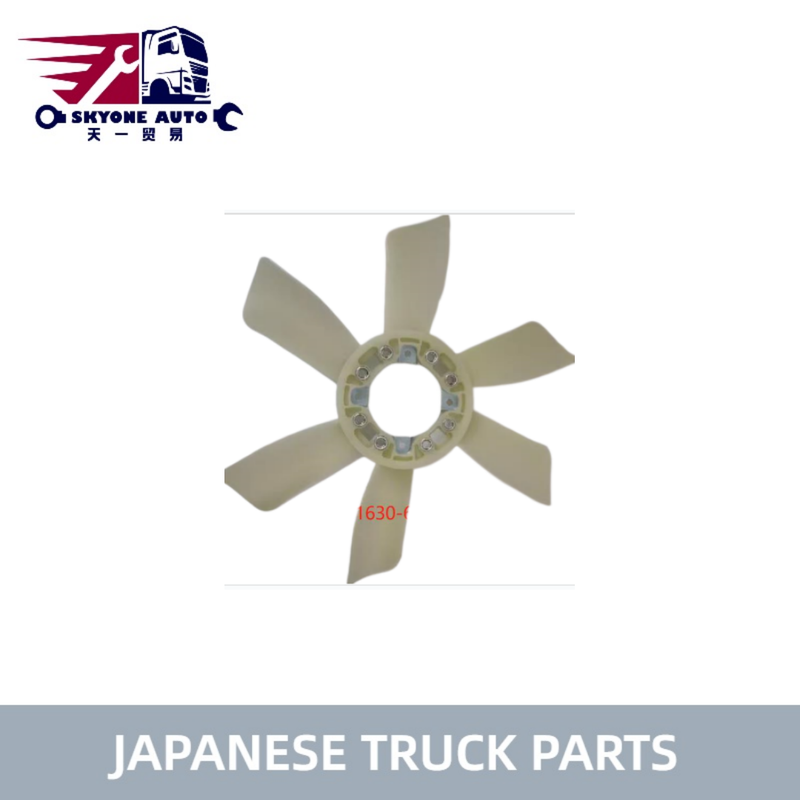Lâmina de ventilador HINO FC500 J05CT S1630-62671 16306-2671 J07C J05C Uso para peças de caminhões japoneses Peças de motor Hino